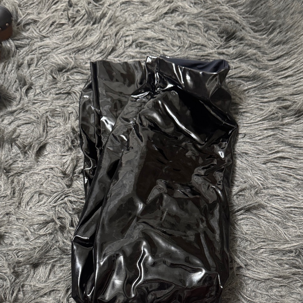 Commando Glossy Black Leggings